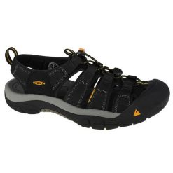 Sandały męskie, Keen Newport H2. Czarne buty zimowe męskie Keen, bez wzorów, z materiału, bez obcasa, bez zapięcia. Za 487.00 zł.
