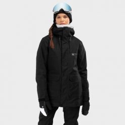 Kurtka snowboardowa premium damska Ultimate Gstaad. Czarne kurtki sportowe damskie SIROKO, na zimę, xs, bez wzorów, bez ramiączek, bez kaptura, snowboardowy. Za 1,268.00 zł.
