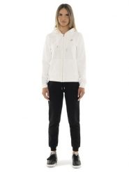 Bluza z bawełna z kaptur na co dzień na siłownię. Białe bluzy damskie LEONE 1947 APPAREL, xs, bez wzorów, z bawełny, bez ramiączek, bez kaptura. Za 437.84 zł.