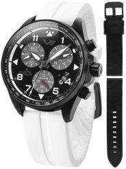 Zegarek męski Vostok Europe 6S30-325C744SWL biały. Białe zegarki męskie Vostok Europe, bez wzorów. Za 3,222.48 zł.