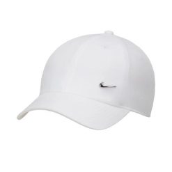 Czapka Z Daszkiem Unisex Dla Dorosłych DF Club. Białe czapki damskie Nike, bez wzorów. Za 166.99 zł.