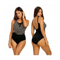 Strój kąpielowy damski jednoczęściowy elegancki Self Barbados. Czarne stroje kąpielowe damskie SELF HEAT, l, bez wzorów. Za 229.00 zł.
