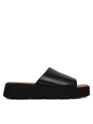 JENNY Klapki HY2318-01 Czarny. Czarne klapki damskie Jenny, bez wzorów, z materiału, bez obcasa, bez zapięcia. Za 139.99 zł.