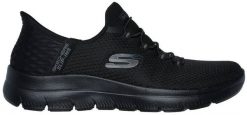 Buty damskie SKECHERS Slip-ins Summits (150123-BBK) 37.5. Obuwie sportowe damskie Skechers, bez wzorów, bez zapięcia. Za 409.82 zł.