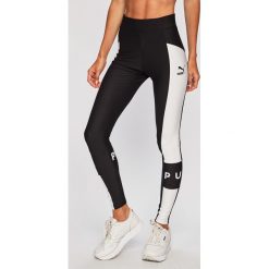 Puma - Legginsy. Czarne legginsy damskie Puma, bez wzorów, z dzianiny. Za 249.90 zł.