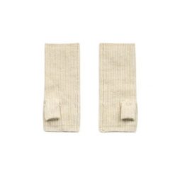 Rękawice Le Temps des cerises Tecla. Białe rękawiczki damskie Le Temps Des Cerises, bez wzorów. Za 116.50 zł.