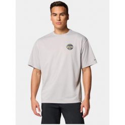 Koszulka sportowa męska Columbia Cedar Trail Graphic. Niebieskie koszulki sportowe męskie Columbia, m, bez wzorów, bez ramiączek, trekkingowe. Za 229.00 zł.