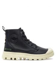 Palladium Trampki 74378-008-M Czarny. Czarne trampki męskie Palladium, bez wzorów, ze skóry, bez zapięcia. Za 329.99 zł.