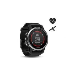 Zegarek Sportowy Gps Fenix 5S Hr. Czarne zegarki męskie Garmin, bez wzorów. Za 1,799.99 zł.