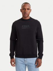 KARL LAGERFELD Bluza 705074 564953 Czarny Regular Fit. Czarne bluzy męskie KARL LAGERFELD, m, bez wzorów, z bawełny, bez ramiączek, bez kaptura. Za 699.99 zł.
