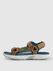 4F Sandały SVING męskie - brązowe 42. Brązowe sandały męskie 4F, na lato, bez wzorów, z gumy, bez zapięcia. Za 199.99 zł.