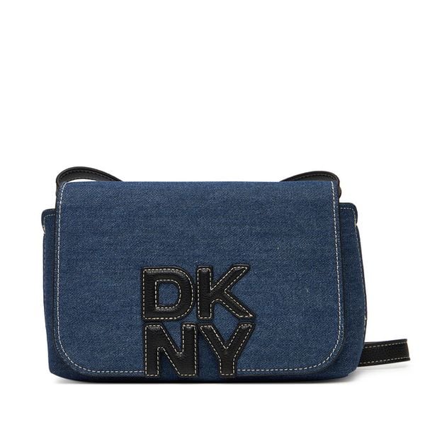 Torebka DKNY. Niebieskie listonoszki damskie DKNY, bez wzorów, bez dodatków. Za 281.99 zł.