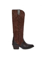 Badura Kowbojki EO-BAYLOR-5033-25 Brązowy. Brązowe kozaki damskie Badura, bez wzorów, ze skóry, bez obcasa, na słupku, bez zapięcia. Za 629.99 zł.