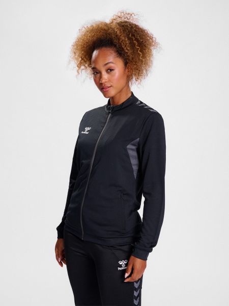 Damska bluza dresowa Hummel Authentic Pl. Czarne bluzy damskie Hummel, s, bez wzorów, z dresówki, klasyczne, bez ramiączek, bez kaptura. Za 215.50 zł.