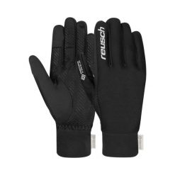 Rękawice narciarskie Reusch Karayel Windstopper® Touch-Tec. Czarne rękawiczki damskie Reusch, bez wzorów. Za 208.98 zł.