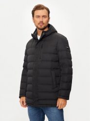 KARL LAGERFELD Kurtka puchowa 505028 544593 Czarny Regular Fit. Czarne kurtki męskie KARL LAGERFELD, m, bez wzorów, z puchu, bez kaptura. Za 1,849.00 zł.