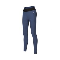 Legginsy jeździeckie dla kobiet Kingsland KLKristin. Niebieskie legginsy damskie KINGSLAND, bez wzorów, z materiału. Za 400.00 zł.