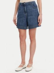 French Connection Szorty jeansowe 79FZG Niebieski Boyfriend Fit. Niebieskie szorty damskie French Connection, bez wzorów, z bawełny. Za 159.99 zł.