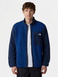 The North Face Polar Yumiori NF0A883R Niebieski Regular Fit. Niebieskie bluzy sportowe męskie The North Face, m, bez wzorów, z polaru, bez kaptura. Za 379.99 zł.