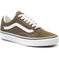 Tenisówki VANS - Old Skool VN0A4BV5V7D1 Beech/True White. Zielone trampki i tenisówki damskie Vans, bez wzorów, z gumy, bez zapięcia, vans old skool. Za 319.00 zł.