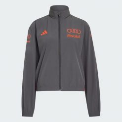 Bluza Dresowa Audi Revolut F1 Team Mechanics. Czarne bluzy damskie Adidas, l, bez wzorów, z dresówki, sportowe, bez ramiączek, bez kaptura. Za 479.00 zł.