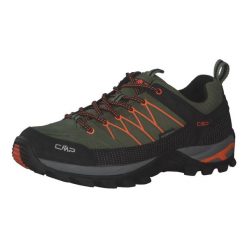 Buty trekkingowe męskie CMP 01FL Rigel Low Trekking. Brązowe trekkingi męskie CMP, z materiału, bez zapięcia. Za 455.30 zł.