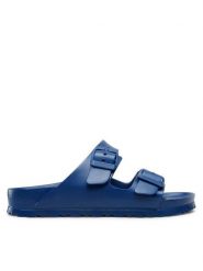 Birkenstock Klapki Arizona Eva 1019142 Granatowy. Niebieskie klapki damskie Birkenstock, bez wzorów, z syntetyku, bez obcasa, bez zapięcia. Za 159.99 zł.
