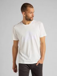 LEE SS TONAL GRAPHIC TEE MĘSKI T-SHIRT WHITE CANVAS L62WETRR 112114877. Białe t-shirty męskie Lee, l, bez wzorów, bez kołnierzyka, bez ramiączek. Za 69.99 zł.