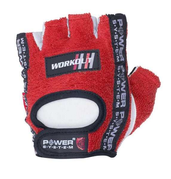 Rękawiczki na siłownię POWER SYSTEM Workout. Czarne rękawiczki męskie POWER SYSTEM, bez wzorów, z materiału. Za 30.00 zł.