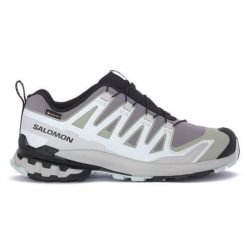 Buty trekkingowe damskie Salomon Xa Pro 3d V9 Gtx W. Brązowe obuwie trekkingowe damskie Salomon, z materiału, bez zapięcia. Za 739.80 zł.