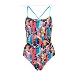 Strój jednoczęściowy pływacki damski Speedo Dragonyang Crossback. Niebieskie stroje kąpielowe damskie Speedo, s, bez wzorów, z materiału. Za 171.98 zł.