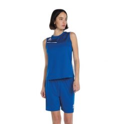 Damski tank top Errea Eloy. Białe topy damskie ERREA, bez wzorów, bez kołnierzyka, bez ramiączek. Za 189.00 zł.