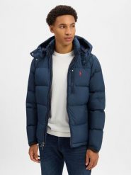 Polo Ralph Lauren kurtka puchowa Mężczyźni niebieski, M. Niebieskie kurtki męskie Polo Ralph Lauren, na zimę, m, bez wzorów, z puchu, bez kaptura. Za 2,399.95 zł.
