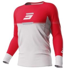 Jersey Shot Stok. Białe bluzy męskie SHOT RACE GEAR, bez wzorów, z jersey, sportowe, bez ramiączek, bez kaptura. Za 216.00 zł.
