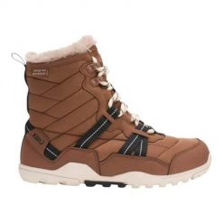 Buty trekkingowe damskie Xero Shoes AEWRWHD. Brązowe obuwie trekkingowe damskie XERO SHOES, z materiału, za kostkę, bez zapięcia. Za 681.00 zł.