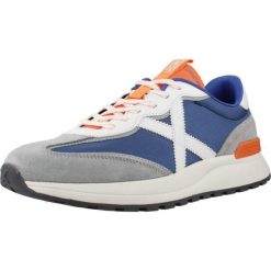 Buty MUNICH DYNAMIX Niebieski. Niebieskie buty zimowe męskie munich, bez wzorów, ze skóry, bez obcasa, bez zapięcia. Za 414.99 zł.