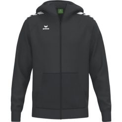 Kurtka z kapturem Erima Cmpt Wings Black Junior. Czarne kurtki męskie Erima, bez wzorów, z materiału, sportowe, z kapturem. Za 329.99 zł.