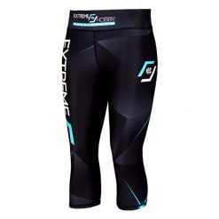 Legginsy sportowe damskie EXTREME HOBBY MT SPORT 3/4. Niebieskie legginsy damskie EXTREME HOBBY, m, bez wzorów, z elastanu, na fitness i siłownię. Za 179.00 zł.