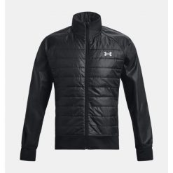 Kurtka Under Armour Storm Insulated Run Hybrid Czarna. Czarne kurtki męskie Under Armour, m, bez wzorów, z syntetyku, bez kaptura. Za 343.05 zł.