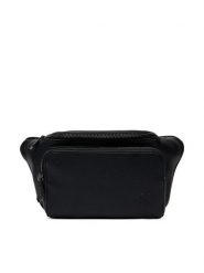 Calvin Klein Nerka Webbing Strap Waistbag LV04D3130G Czarny. Czarne saszetki i nerki męskie Calvin Klein, bez wzorów, ze skóry. Za 369.99 zł.