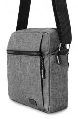 Męska Torebka Na Ramię - (Listonoszka) - Pako Jeans - Szara. Szare torby na ramię męskie Pako Jeans, z jeansu, na ramię, małe. Za 49.99 zł.