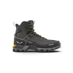 Buty trekkingowe damskie Salewa MTN Trainer 3 Tech MD GTX. Czarne obuwie trekkingowe damskie Salewa, z materiału, za kostkę, bez zapięcia. Za 1,476.00 zł.