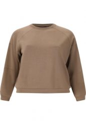 Damska bluza z okrągłym dekoltem Q Sportswear Alaia. Brązowe bluzy damskie ENDURANCE Q, uniwersalny, bez wzorów, z materiału, eleganckie, bez ramiączek, bez kaptura. Za 357.50 zł.