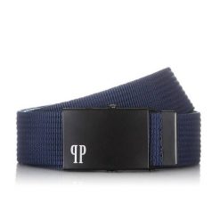 Pasek parciany PAOLO PERUZZI PW-22-105 cm granatowy. Niebieskie paski męskie Paolo Peruzzi, z materiału. Za 34.99 zł.