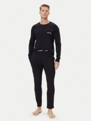 Jack & Jones Piżama Everest 12273632 Czarny Standard Fit. Czarne piżamy męskie Jack & Jones, l, bez wzorów, z bawełny, bez kołnierzyka, bez ramiączek. Za 159.99 zł.