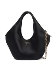 Guess Torebka Jewels Mini HWSG22 48750 Czarny. Czarne torebki wizytowe damskie Guess, z aplikacjami, z materiału, bez dodatków. Za 414.99 zł.