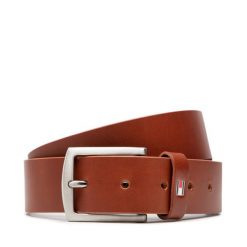 Pasek Męski Tommy Hilfiger. Brązowe paski męskie Tommy Hilfiger. Za 129.99 zł.
