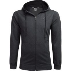 Bluza męska BLM601 - ciemny szary melanż - Outhorn. Szare bluzy męskie Outhorn, m, bez wzorów, bez kaptura. W wyprzedaży za 69.99 zł.