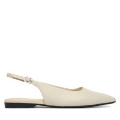 Baleriny Vagabond Shoemakers. Białe balerinki damskie Vagabond Shoemakers, bez wzorów, bez obcasa, bez zapięcia. Za 449.99 zł.