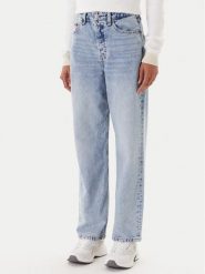 Tommy Jeans Jeansy Layla DW0DW20498 Niebieski Slim Fit. Niebieskie jeansy damskie Tommy Jeans, bez wzorów, z bawełny. Za 329.99 zł.